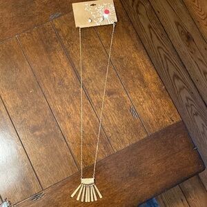 Earring and necklace set never used